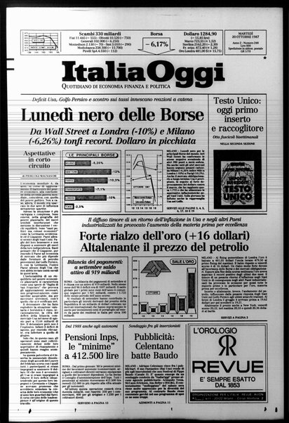 Italia oggi : quotidiano di economia finanza e politica